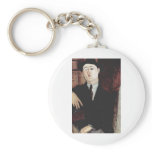 Amadeo_Modigliani  Porträt des Paul Guillaume 1916 Key Chain