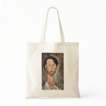 Amadeo Modigliani - Porträt Léopold Zborowski 1918 Canvas Bag