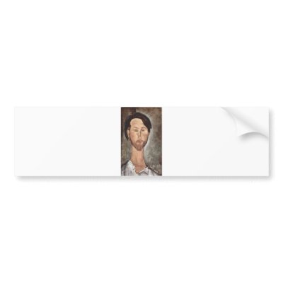Amadeo Modigliani - Porträt Léopold Zborowski 1918 by inquester