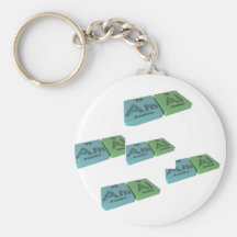 Amal as Americium Am  and Aluminium Al Key Chain
