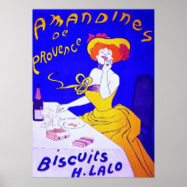 Amandines de Provence Biscuits ~ French Vintage. Posters