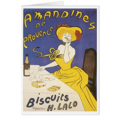 Amandines de Provence Biscuits H. Lalo Vintage Ad by vintagegiftmall