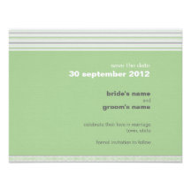 Amara Fret pistachio Save the Date Announcement