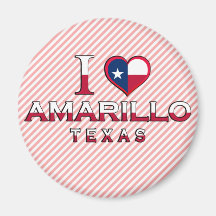 Amarillo, Texas Fridge Magnet