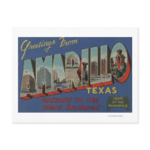 Amarillo, Texas (Heart of the Pan-Handle) Postcards