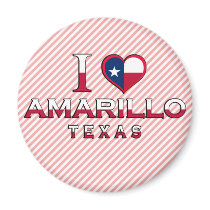 Amarillo, Texas Fridge Magnet