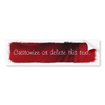 Amaryllis Close-Up Bumper Sticker
