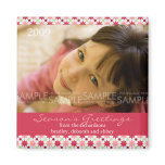 Amaryllis Stars :: Christmas Photo Magnet
