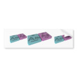 Amas as Am Americium  and As Arsenic Bumper Sticker