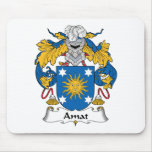 Amat Family Crest Mouse Pad