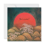 AMATERASU , SUN GODDESS ,red black brown Personalized Announcement