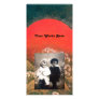AMATERASU , SUN GODDESS ,red black brown Personalized Photo Card
