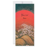AMATERASU , SUN GODDESS ,red black brown Personalised Rack Card