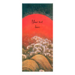 AMATERASU , SUN GODDESS ,red black brown Personalised Rack Card