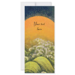 AMATERASU , SUN GODDESS ,yellow green black Customized Rack Card