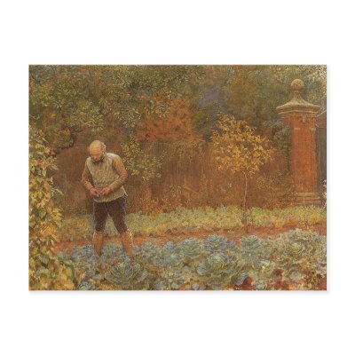 Amateur (Coachman & Cabbages) by Frederick Walker by MasterpieceCafe