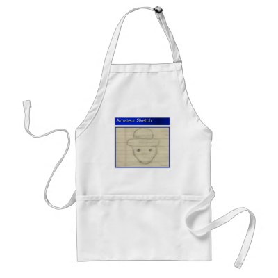 Amateur Leprechaun Sketch Aprons by MemeRegime