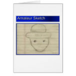 Amateur Leprechaun Sketch Greeting Card
