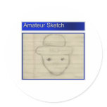 Amateur Leprechaun Sketch stickers