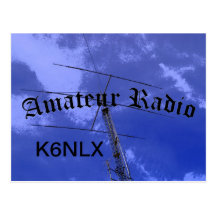Amateur Radio and Call Sign Postcard