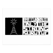 Amateur Radio Survive Post Card