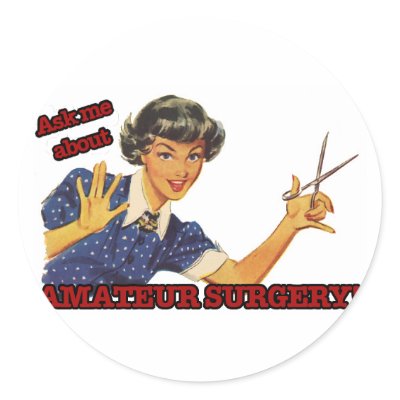 Amateur Surgery Sticker by spyderfyngers