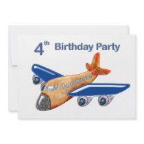 Amazing Aeroplane 4th Birthday