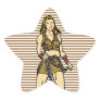 Amazing Amazon Women Star Sticker