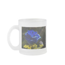 Amazing And Unique Blue Rose Coffee Mug