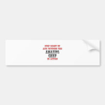 Amazing Chef In Action Bumper Sticker