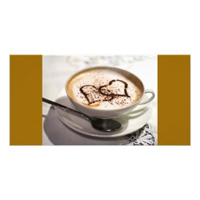 Amazing coffee photo photo card template by CreativeColours