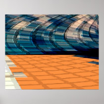 Amazing Gold n Havenly Blue Patterns 14 Posters