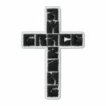 Amazing Grace Cross Embroidered Hoody