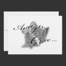 Amazing Grace Sleigh Bells invitations