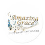 Amazing Grace Round Stickers