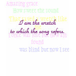 Amazing Grace t-shirts