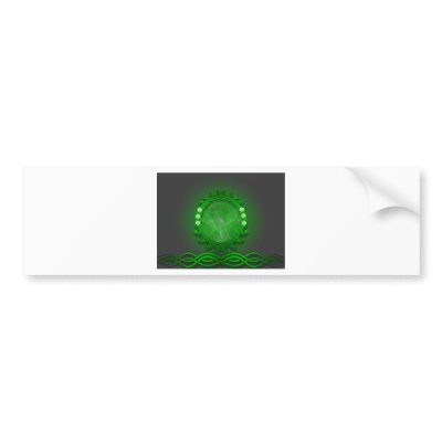 Amazing green design bumper stickers by adamthechef