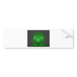 Amazing green design bumper stickers