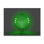 Amazing green design postcards