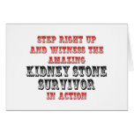 Amazing Kidney Stone Survivor In Action cards