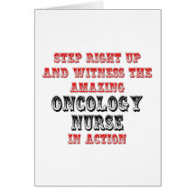 Amazing Oncology Nurse In Action Greeting Cards