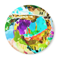 Amazing Sky Blue Landscape V1 Fridge Magnet
