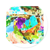 Amazing Sky Blue Landscape V1 Stickers