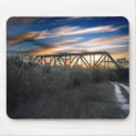 Amazing Sky Over the railway bridge mousepads