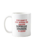 Amazing Software Engineer In Action mugs