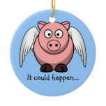 Amazing things happen in life everyday ornaments