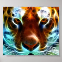Amazing tiger canvas picture posters