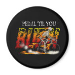 Amazingly Cool Spinning Cyclists Cyling gift Fridge Magnet