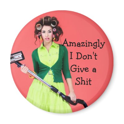 Amazingly I Don't Give a Shit Domestic by DomesticDivaStuff