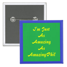 AmazingPhil Fan Badge Pinback Button